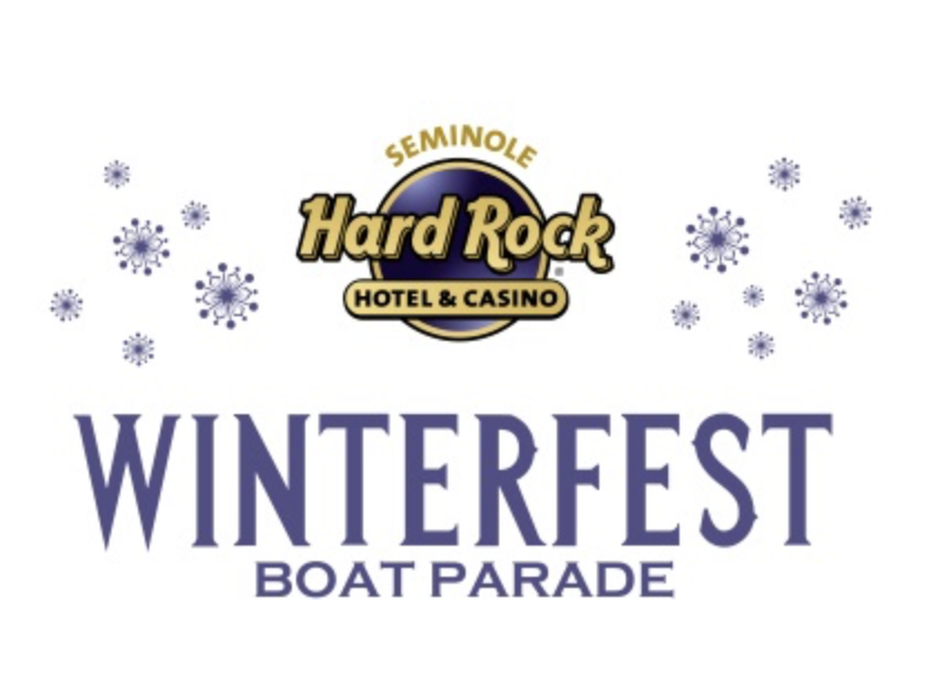 The Seminole Hard Rock Winterfest boat parade on December 16